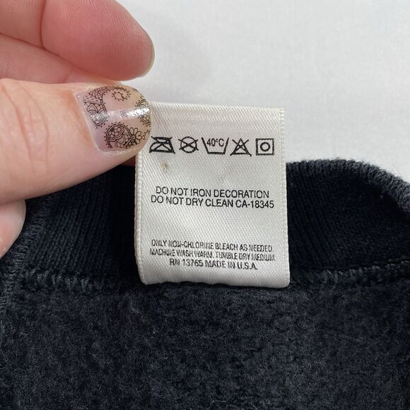 VTG Fruit of the Loom Sweatshirt Florida Gator Black Graphic Print Size Large - Picture 8 of 9